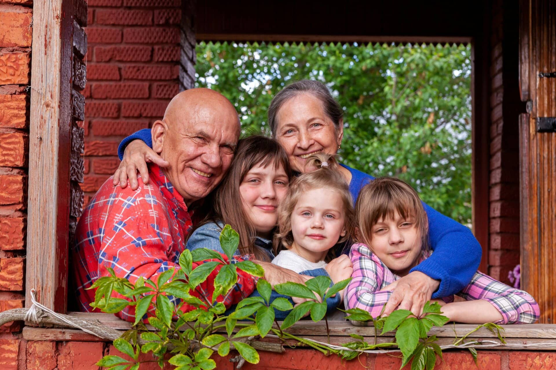 Multigenerational foto of a family