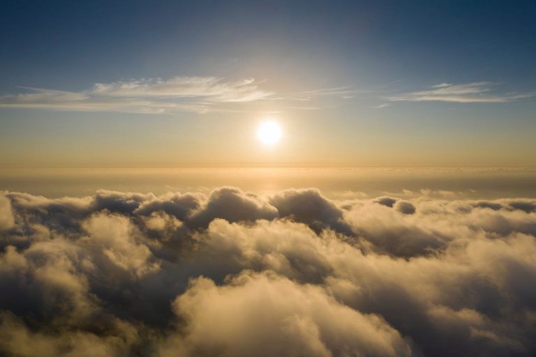 Sun and clouds