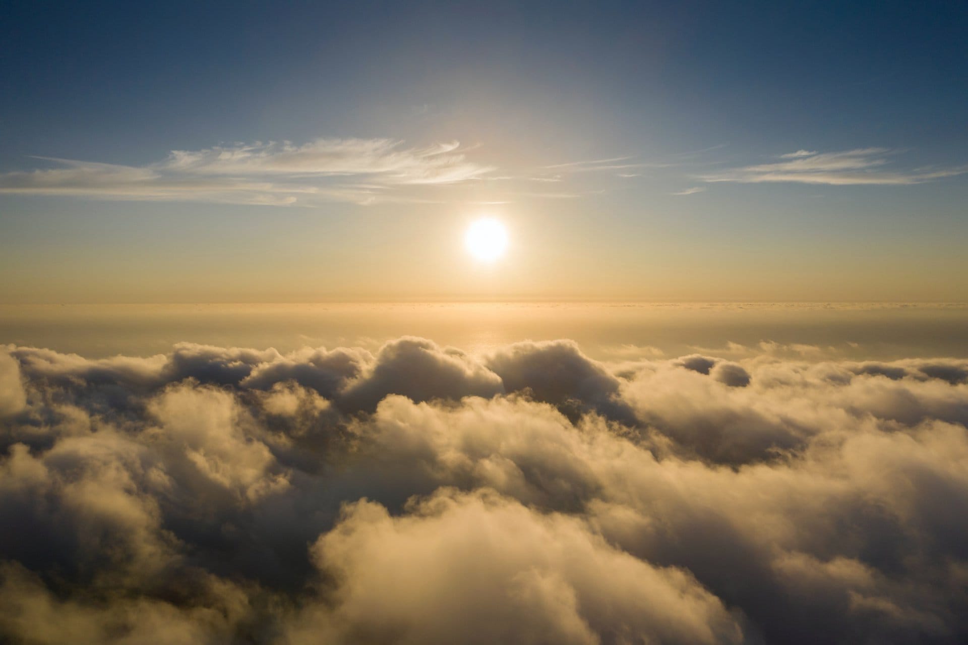 Sun and clouds