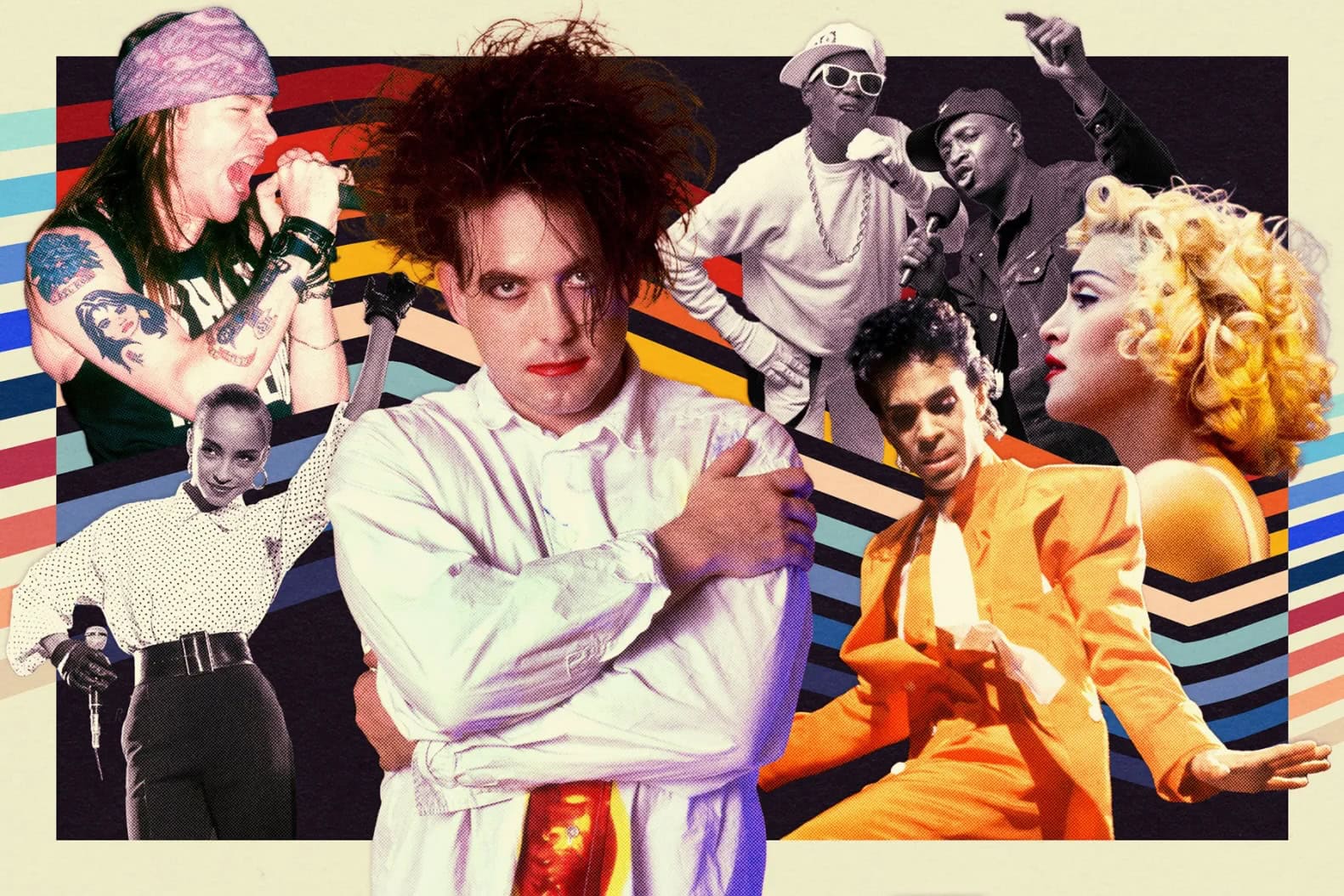 80s band montage